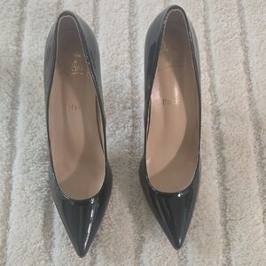 Elegant Black Patent Leather Heels